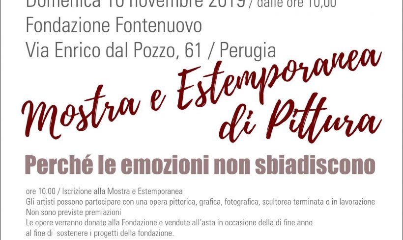Mostra ed estemporanea di pittura… perché le emozioni non sbiadiscono!